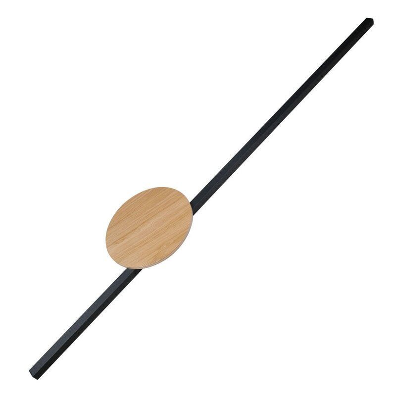 TK Lighting LED Wandlampe Leuchte Java II schwarz eiche Metall Höhe 93 cm - 5901780514419