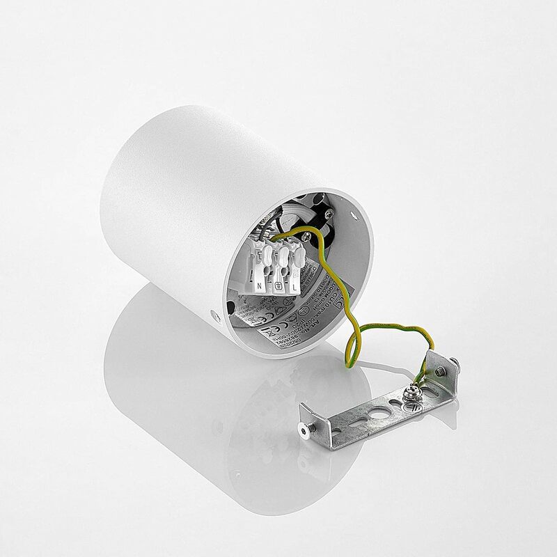 ELC Efey Deckenlampe Leuchte GU10 Deckenleuchte rund weiß Aluminium I15 STÜCK - 4251096579079