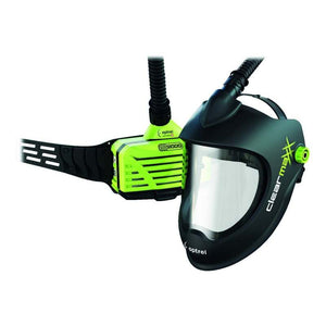 B-Ware Optrel Schleifhelm Clearmaxx Schutzhelm Polycarbonat EN 166 EN 175 BT schwarz