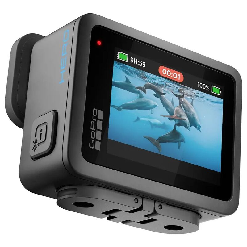 GoPro HERO Action Cam Kamera 4K UHD Schwarz Befestigungsösen Wasserdicht Akku - 0810116381869