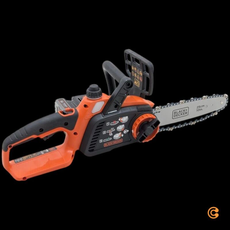Black & Decker Akku-Kettensäge 250mm Akku-Kettensäge 18V Li-Ion schwarz 2.0Ah - 5035048465936