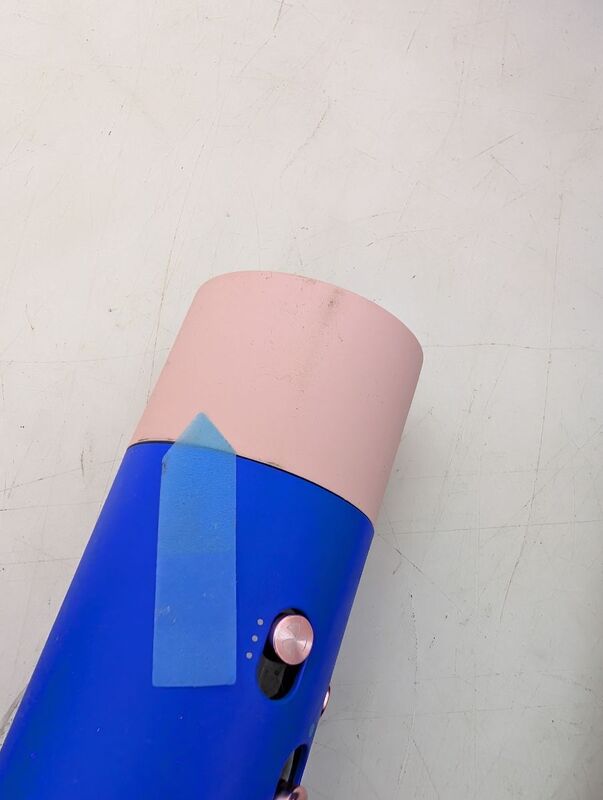 Dyson Multihaarstyler Complete Long Violettblau/Rose 6 Aufsätze Lockenstab - 4251168330034