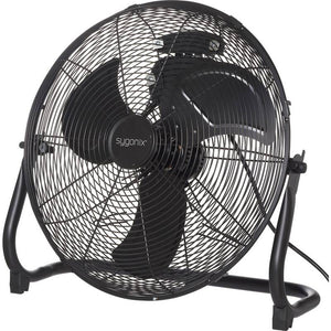 B-Ware Sygonix Bodenventilator Ventilator schwarz schwenkbar 70W Ø505mm 3 Stufen