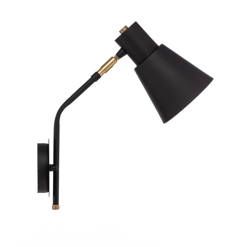 Opviq Wandleuchte Sivani MR-664 LED Wandlampe dimmbar schwarz gold 40cm Lampe - 8681875638721