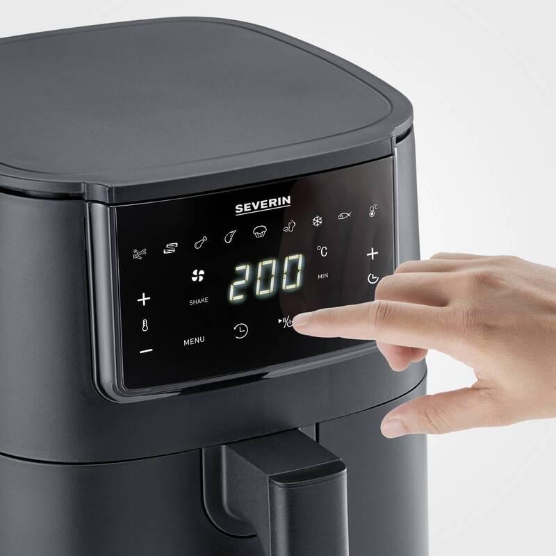 Severin FR 2461 Heißluftfritteuse 4l 1300W mit Timerfunktion schwarz - 4008146046551
