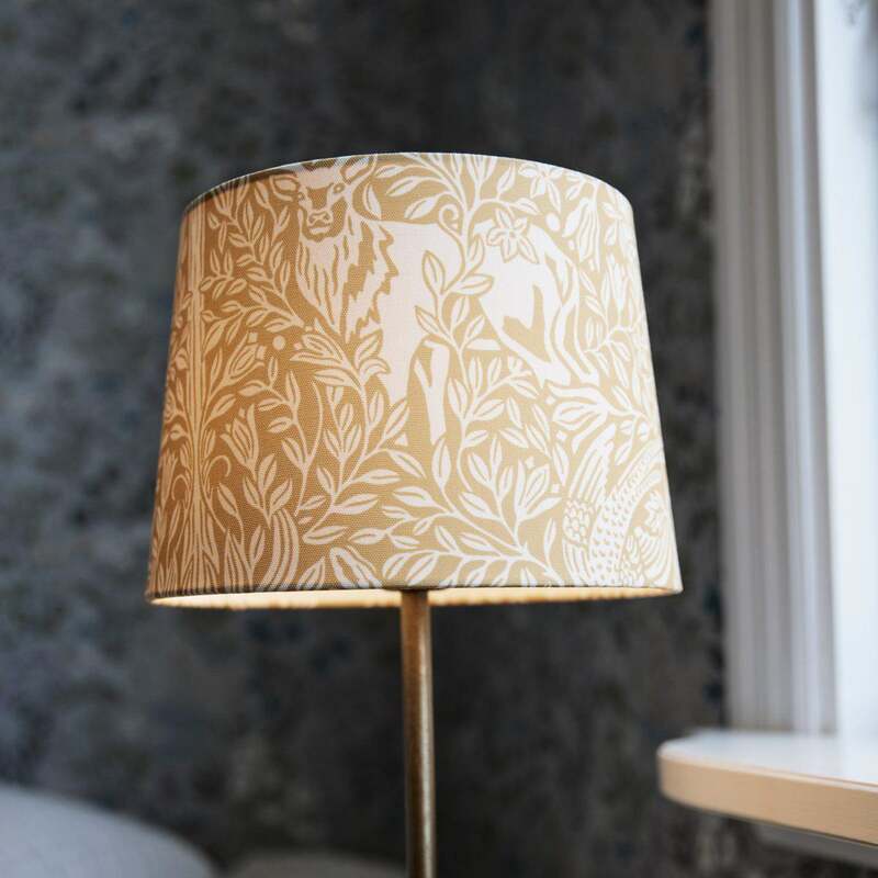 PR Home Tischlampe Base Eldertree LED Leuchte gelb grau 58cm Höhe 25cm Ø - 7330976141968