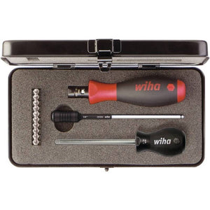 B-Ware Wiha Drehmomentschraubendreher Schraubendrehersatz 13-teilig 1-5 Nm Metallbox