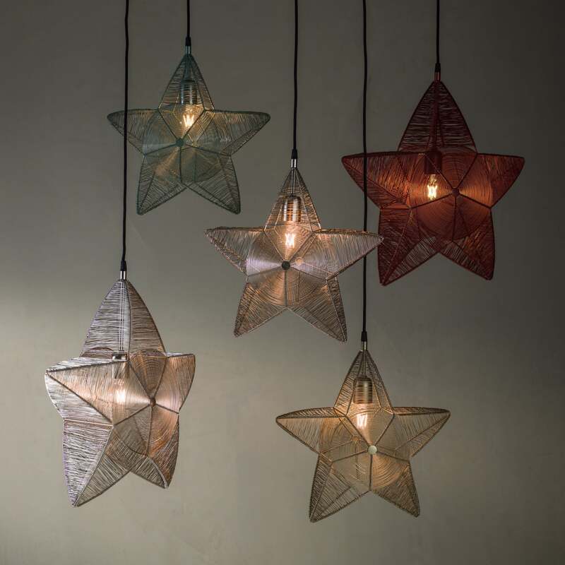 PR Home Dekostern Rigel Hängelampe Lampe Licht Metall creme Ø50cm 1x25W E27 IP20 - 7330976115709