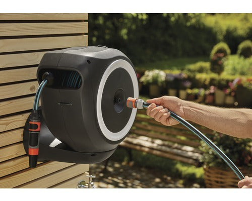 Gardena Wandschlauchbox RollUp S Gartenbewässerung 15m Schlauch Kunststoff weiß - 4078500051941
