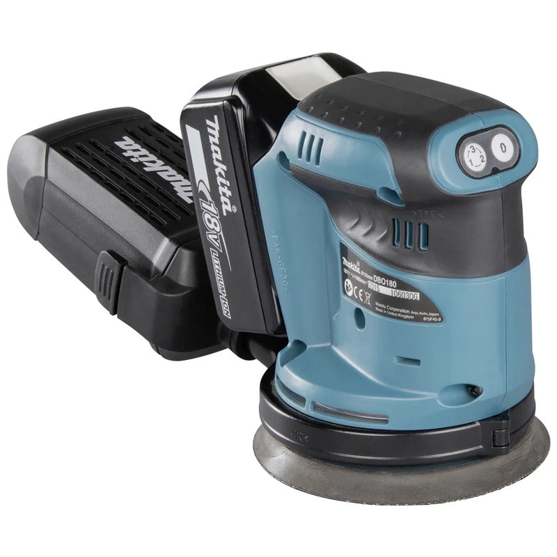 Makita DBO180Z Portable Sander Orbital Sander - 0088381658584