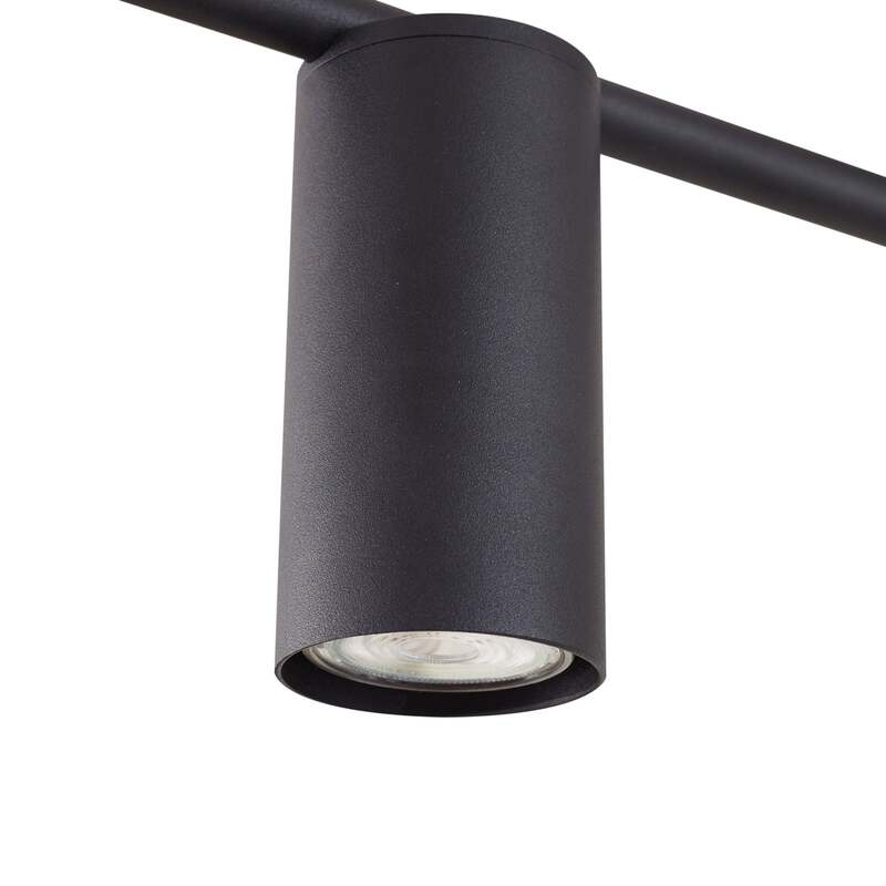 Lindby Marilou Deckenleuchte schwarz 4-flammig Ø 70cm dimmbar 10W GU10 - 4251911792171