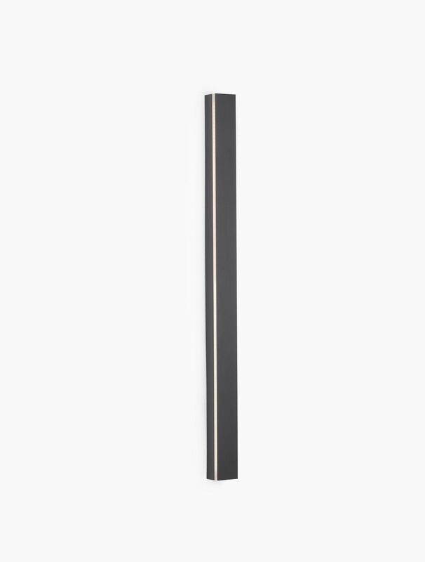 Nova Luce Wandleuchte Wandlampe LED COLBY Schwarz Warmweiß Beleuchtung 80 cm - 5212017433398