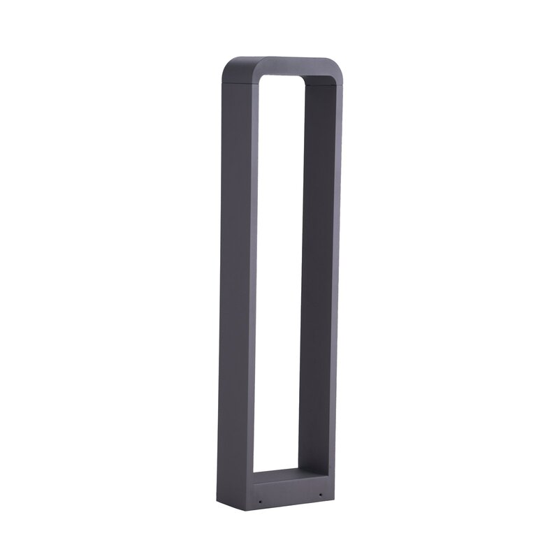 Lindby Wegeleuchte Außenleuchte LED Wegelampe dunkelgrau Aluminium Emima 80 cm - 4251911751994