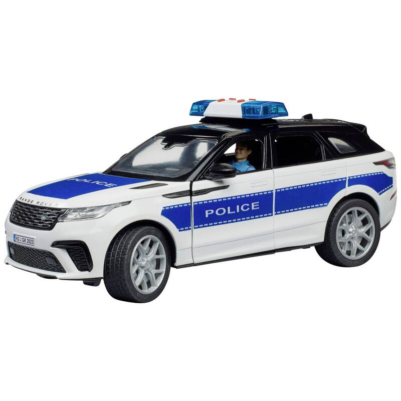 Bruder PKW Modell Einsatzfahrzeug Modell Velar Polizei Fertigmodell Rover - 4001702028909