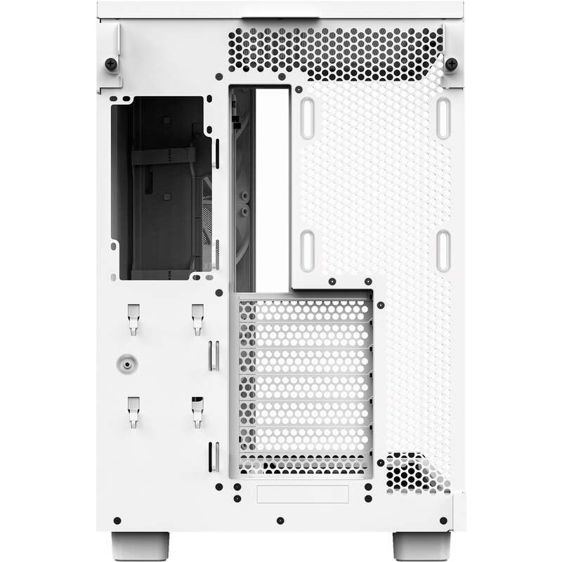 NZXT Midi Tower Gehäuse H6 Flow RGB weiß ATX Gehäuse mit Tempered Glass 52l - 5056547204062