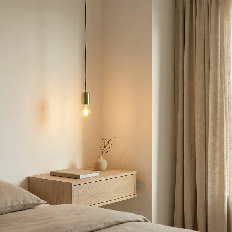 Lindby Pendelleuchte Hängeleuchte Hattie messing Aluminium E27 LED Wohnzimmer - 4251911797442