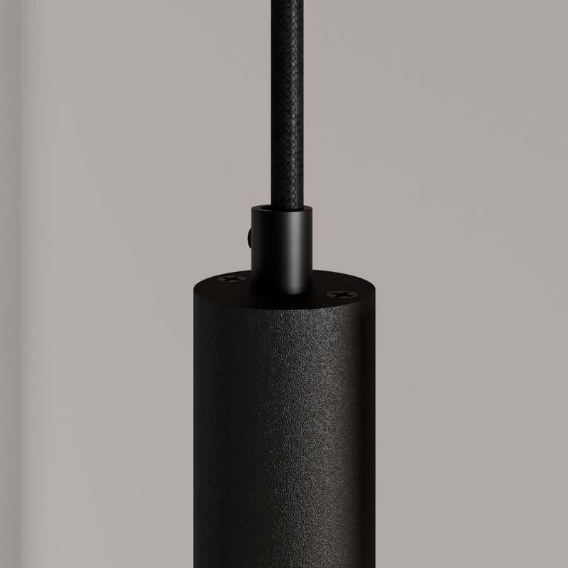 Arcchio Pendelleuchte Hängeleuchte Franka LED Lampe schwarz Aluminium 2-flg 30cm - 4251096568608
