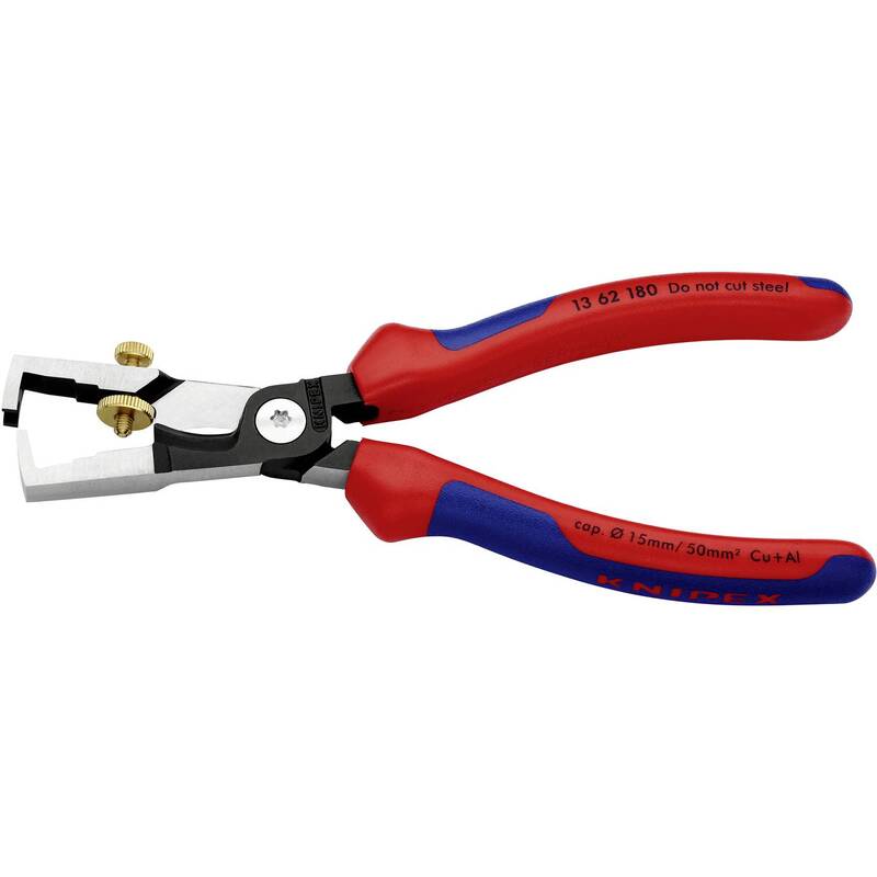 Knipex Kabelschere StriX 13 62 180 für Alu- und Kupferkabel bis 15mm 50mm² - 4003773081302