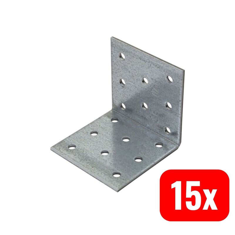 Vormann Lochplattenwinkel  Verzinkt, 10 X 10 X 10 Cm - 4003984210362