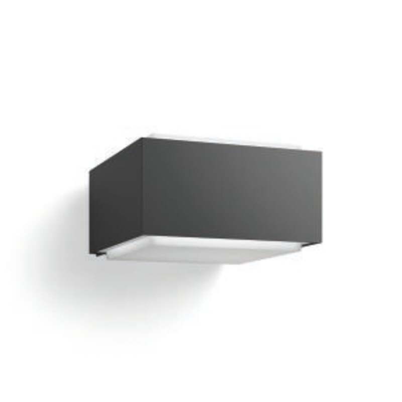 Philips Außenwandleuchte Hedgehog anthrazit LED Gartenlampe Wandleuchte 2er Set - 8721103038098