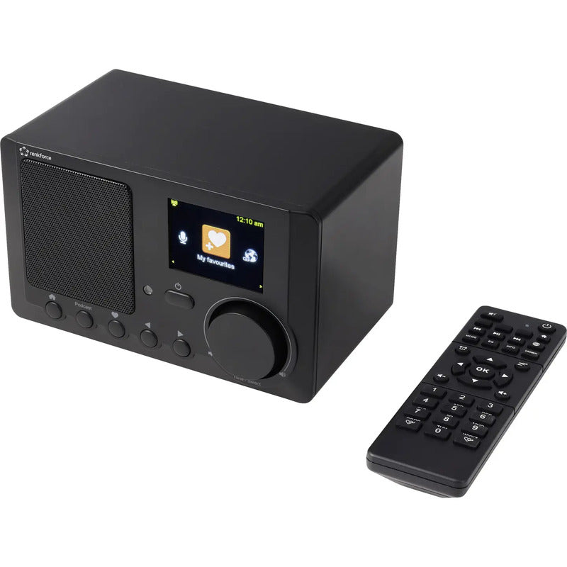 Renkforce Internet Tischradio RF-IR-MONO2 Bluetooth Internetradio schwarz - 4064161506029