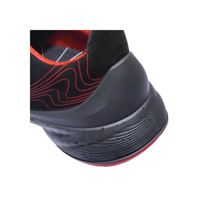 Uvex Sicherheitshalbschuhe S3 SRC uvex 1 G2 Mikrovelours schwarz rot Größe 44 - 4031101831251