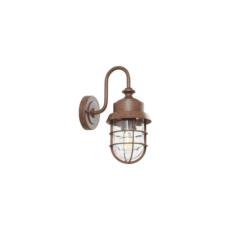 Lindby Außenwandleuchte Adalie rostfarben LED Gartenlampe Wandleuchte IP44 31cm - 4251911786712