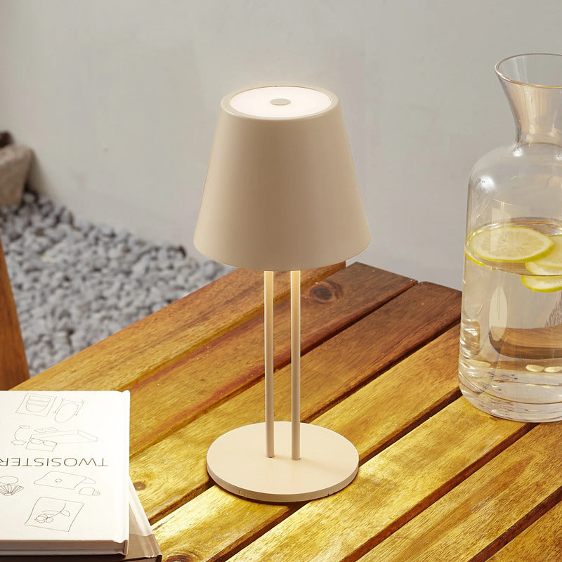 Lindby Tischleuchte Akkuleuchte LED Janea beige Metall Kunststoff Akku Touchdim - 4251911789737