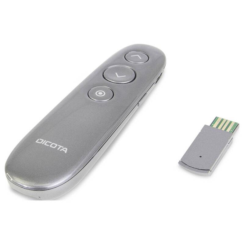 Dicota Funk Presenter D32058 mit virtuellem Laserpointer 2.4 GHz silber 40g - 7640239421356
