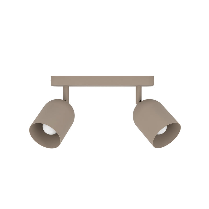 Eglo Deckenstrahler Tilston LED Strahler dimmbar Stahl beige 28x8 Leuchte Lampe - 9008606359721