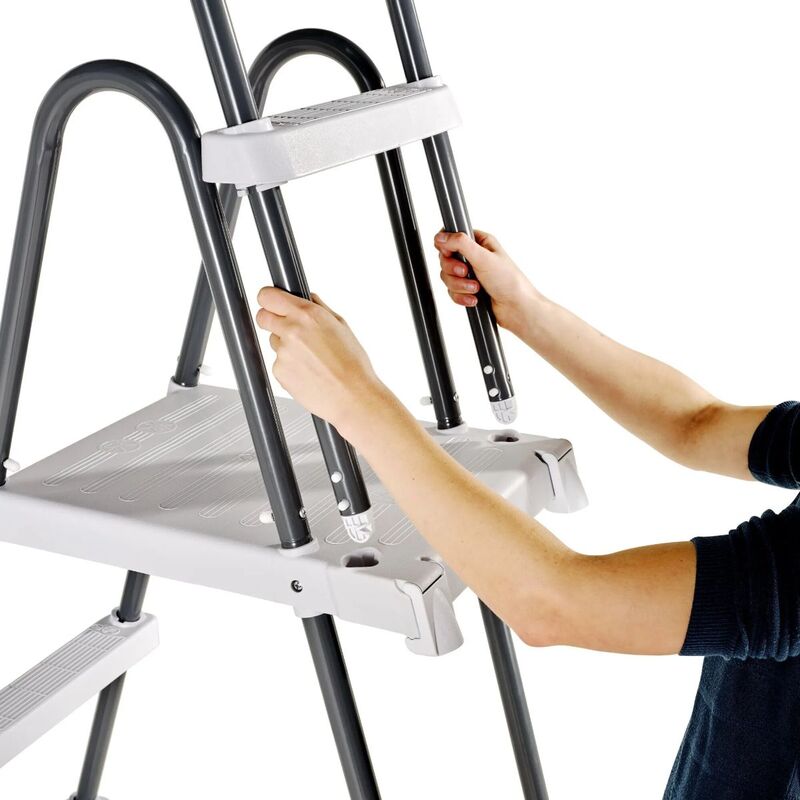 Intex Ladder with Removable Entry Steps for 1.22M and 91cm Above Ground Pools - 6941057408507
