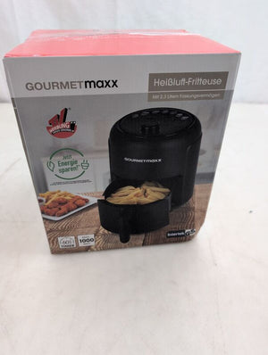 B-Ware GourmetMaxx Heißluft-Fritteuse 2,3l Fritteuse 1000W schwarz Airfryer Frittieren