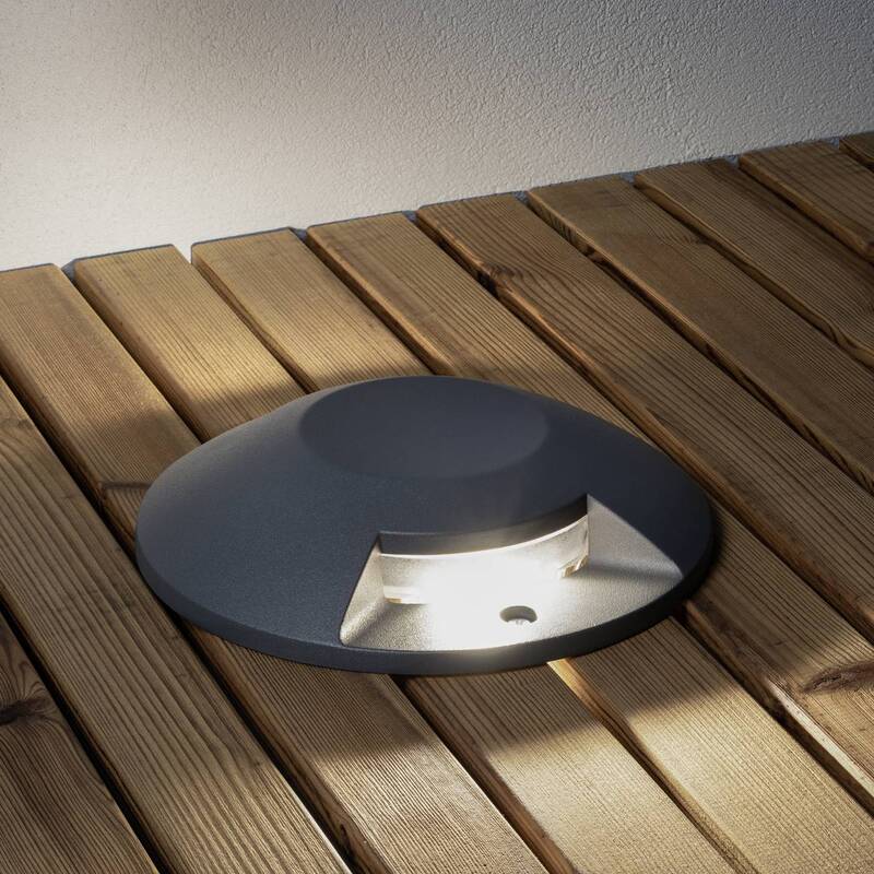 LED-Außeneinbauleuchte Konstsmide Maavalo 2x5W anthrazit IP65 900lm 3000K - 7318307879377