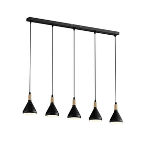 B-Ware Lindby Led Pendelleuchte Arina Hängeleuchte Deckenlampe Lampe Schwarz 5 Flammig