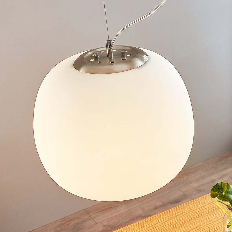 Lindby Glas-Pendelleuchte Ginevra Deckenlampe Hängeleuchte Deckenlampe Lampe E27 - 4251096552010