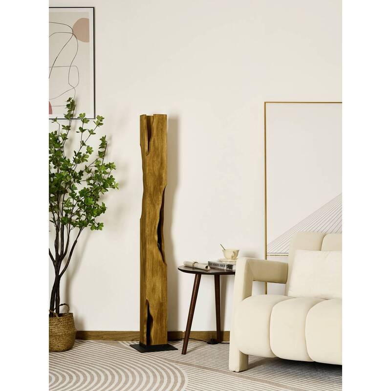 Eco-Light Stehleuchte Venus braun Höhe 141 cm Holz 4-flammig SIEHE TEXT/FOTO - 4250294322210