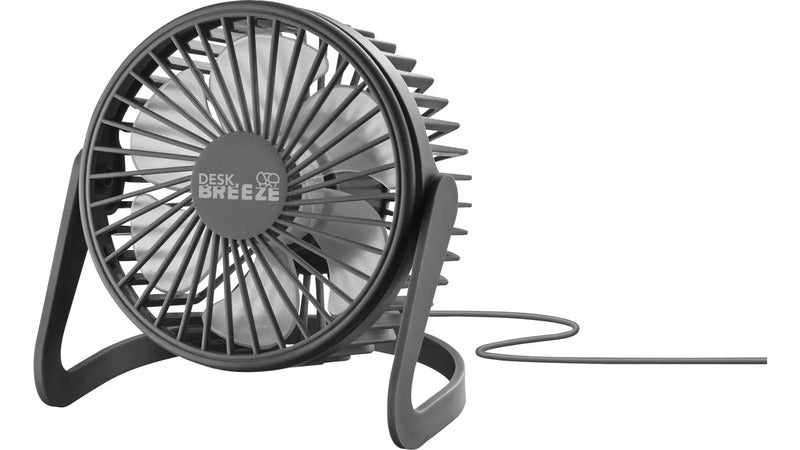 Cellularline Tischventilator USB Ventilator Schwenkbar Dunkelgrau 10 STÜCK - 8018080494413