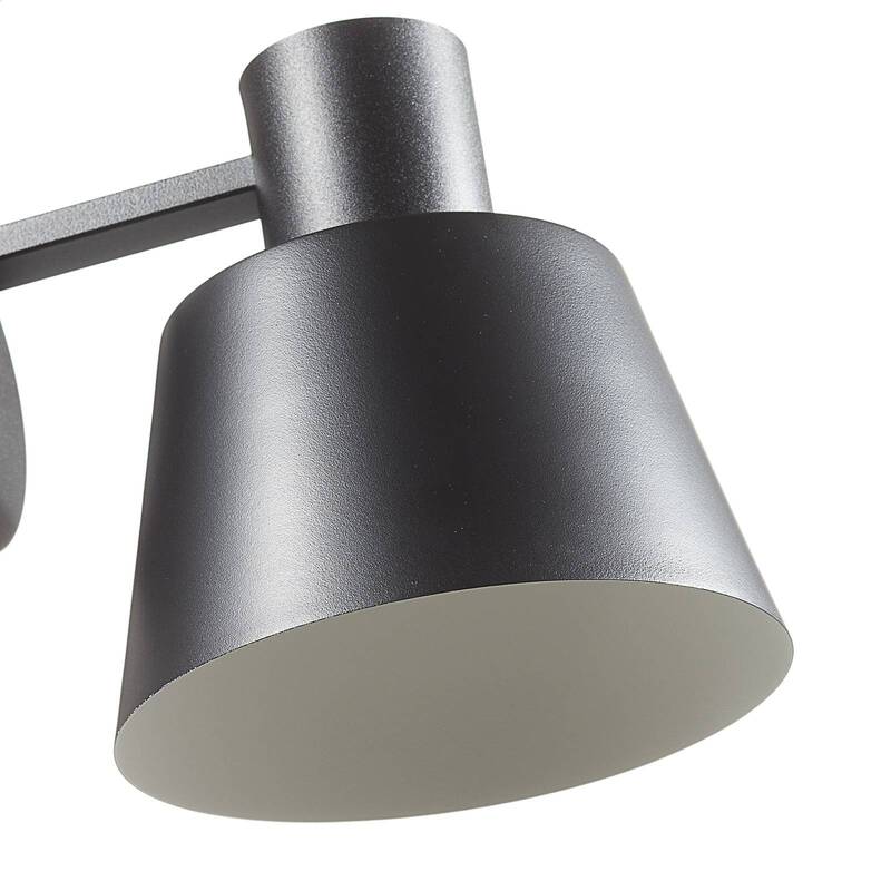 Euluna Wandleuchte Dunka Wandleuchte Lampe Leuchte Metall einflammig E27 schwarz - 5902846816591