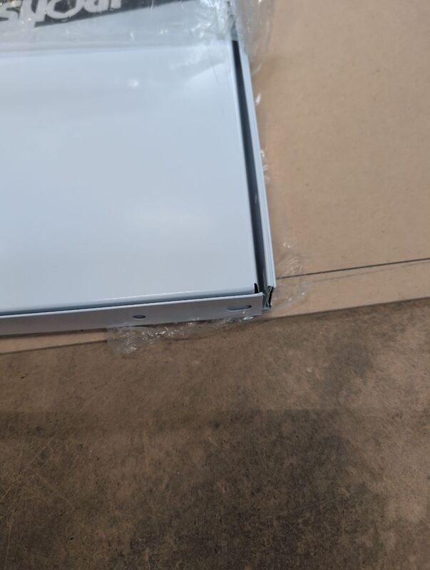 IRONSIDE Lagerregal-Komplettregal 4 Böden Handtuchheizkörper 50kg weiß - 3394661003638