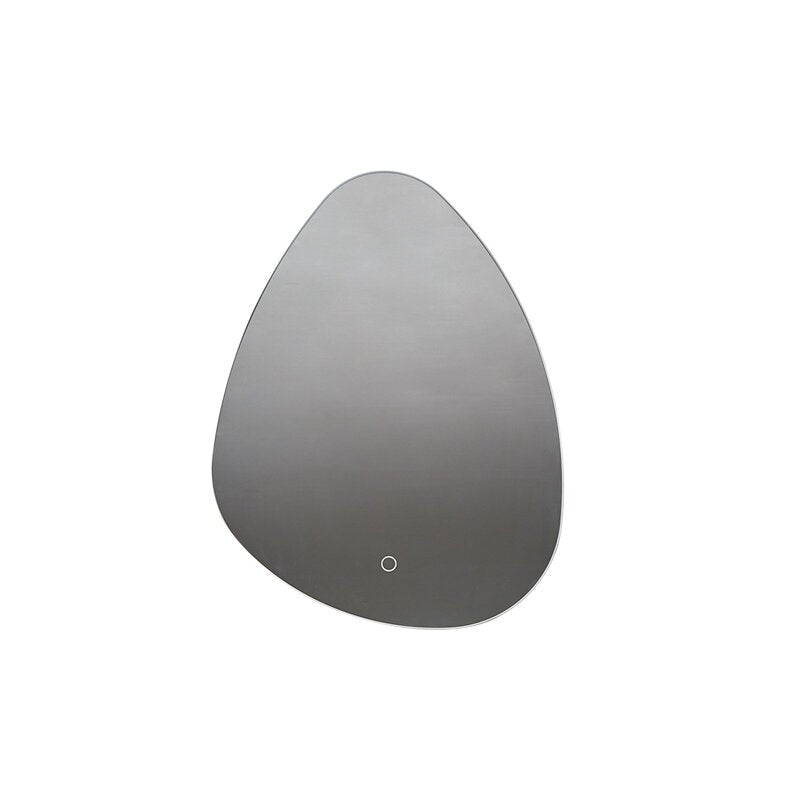 Lucande LED Spiegel Celestiel tropfenförmig CCT 60cm chrom Badezimmerlampe 650lm - 4251911777840