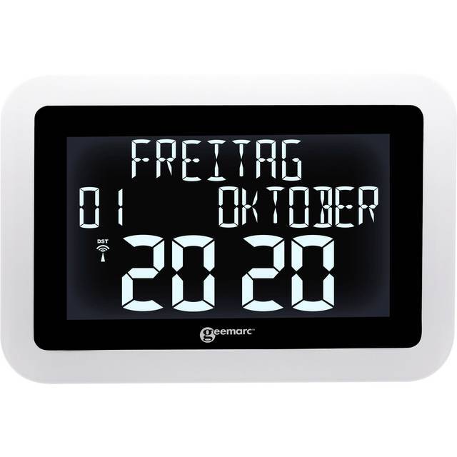 Geemarc VISO15 Funkuhr Funkwecker Wecker Funk-Ecker Funk-Uhr DEFEKT - 3521350009408