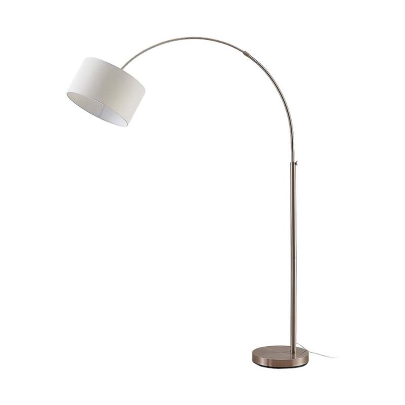 Lindby Stehleuchte Bogenleuchte Railyn LED Lampe Leuchte warmweiß 200cm weiß - 4251096544930
