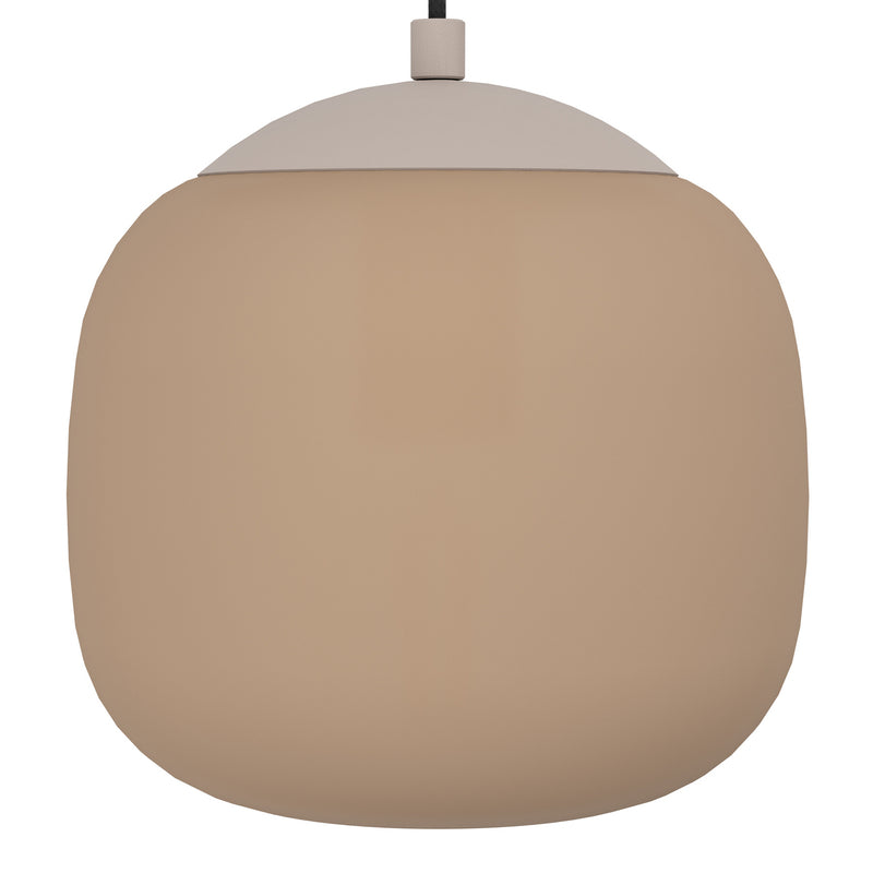 Eglo Hängeleuchte Pendelleuchte Cominio LED dimmbar taupe/sand 1-flammig 18,5cm - 9008606274581