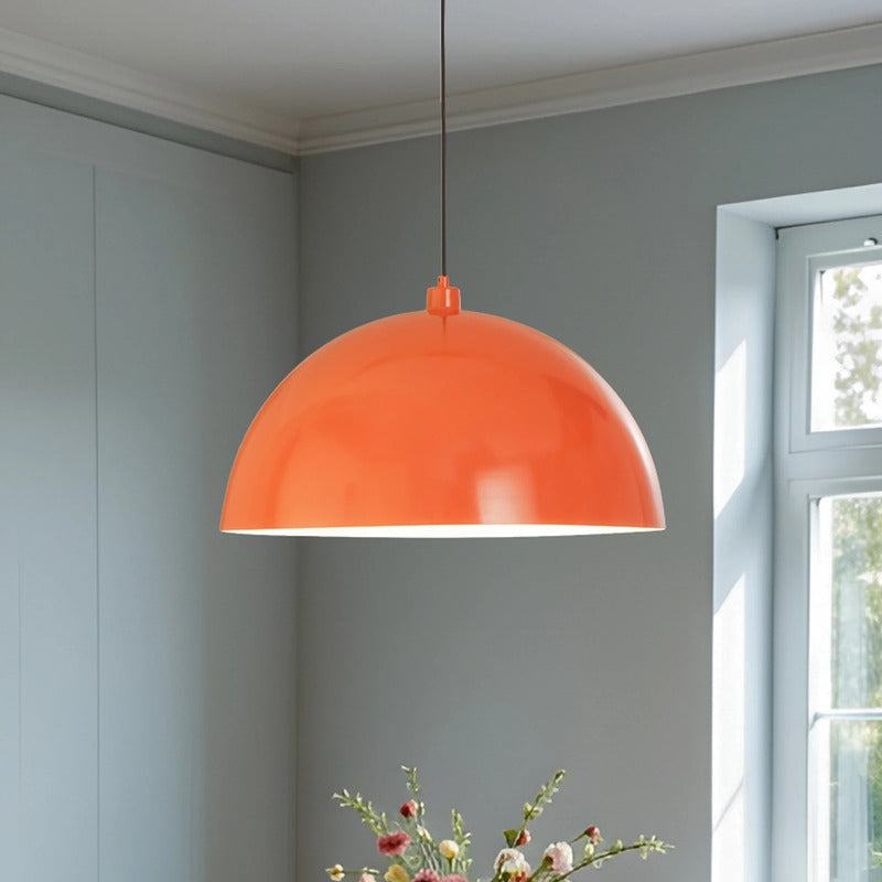 Opviq Hängeleuchte Pendelleuchte Lampe orange Metall Kure Ø 60cm E27 LED Leuchte - 8684283485680