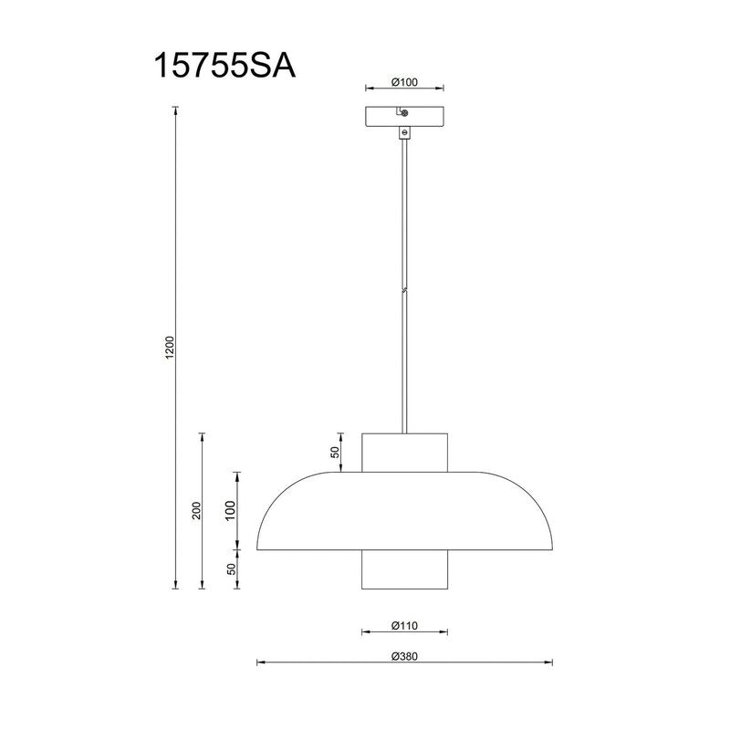 Globo Lighting Lowe Hängeleuchte Pendelleuchte Hängelampe Lampe einflammig - 9007371512164