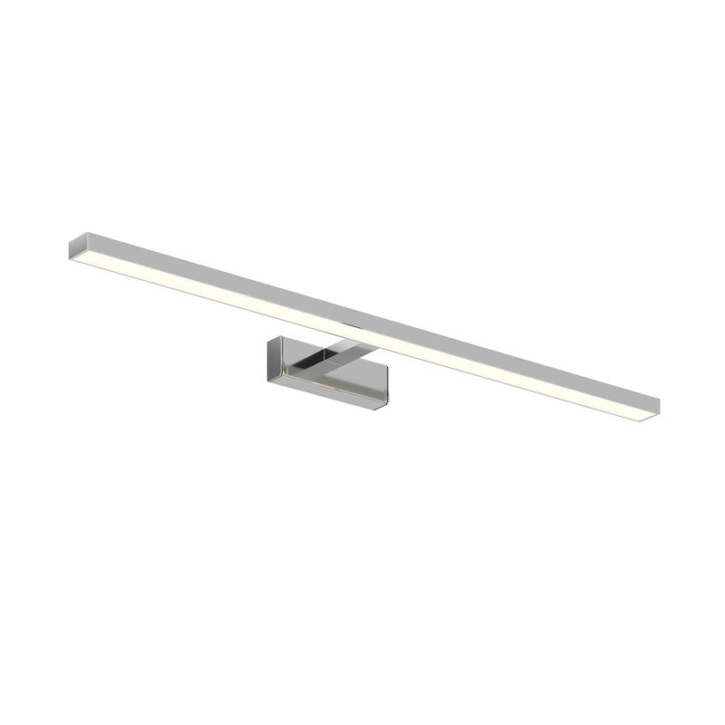 Lindby Wandleuchte Jukka LED Wandlampe Badezimmerchrom 90cm IP44 warmweiß 1400lm - 4251096580631