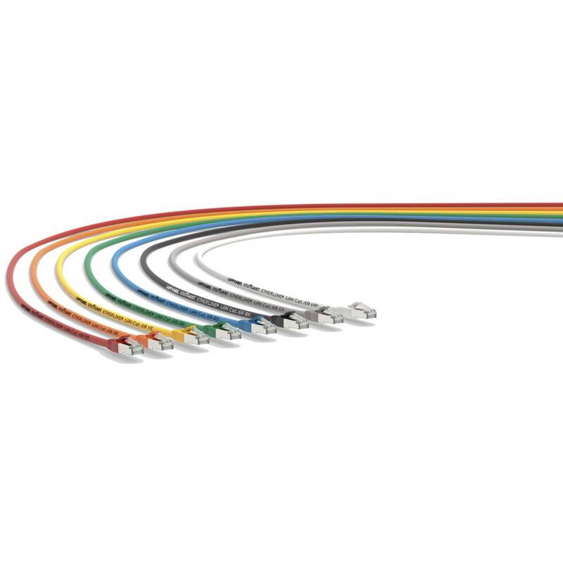 LAPP RJ45 Patchkabel Cat.6A 2m Netzwerk Kabel grün Anschlusskabel 100MBit/s - 4056155440716