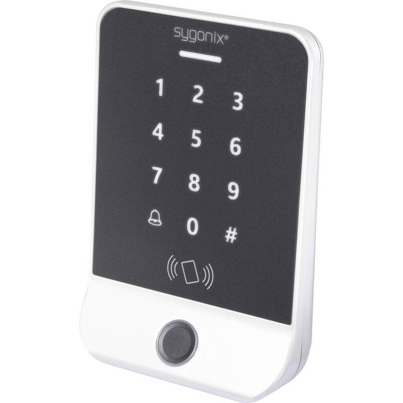 Sygonix Fingerprint RFID Zugangssystem Aufputz 12V DC mit Tastatur silber 1000 - 4064161487731