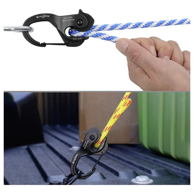 Nite Ize Schnurspanner CamJam XT Large 227kg Aluminium schwarz 98x47x23mm 1 St. - 0094664033238