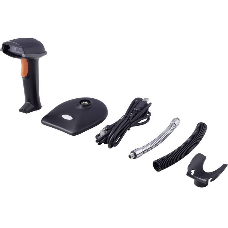 Renkforce 2D Barcode-Scanner Kabelgebunden 1D, 2D Laser Schwarz Hand-Scanner USB - 4053199545766